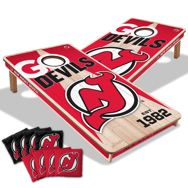 New Jersey Devils 2x4 Cornhole