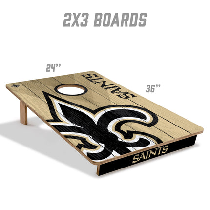 New Orleans Saints 2x3 Cornhole Boards