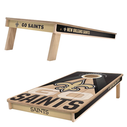 New Orleans Saints Cornhole Boards 2x4 Slogan Series