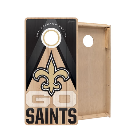 New Orleans Saints Cornhole Boards 2x4 Slogan Series