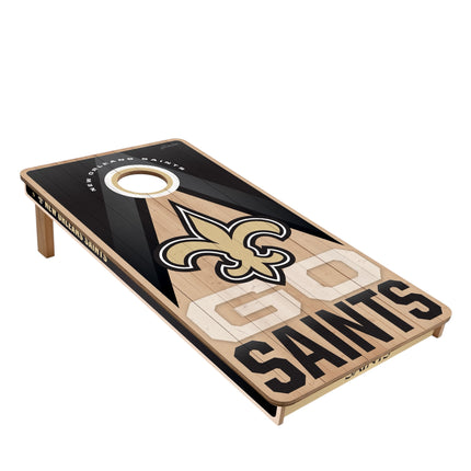 New Orleans Saints Cornhole Boards 2x4 Slogan Series