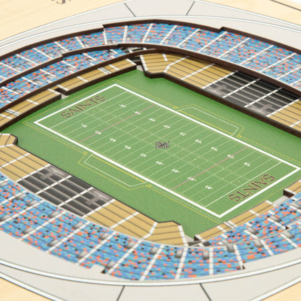 New Orleans Saints 5-Layer 3D StadiumView Wall Art