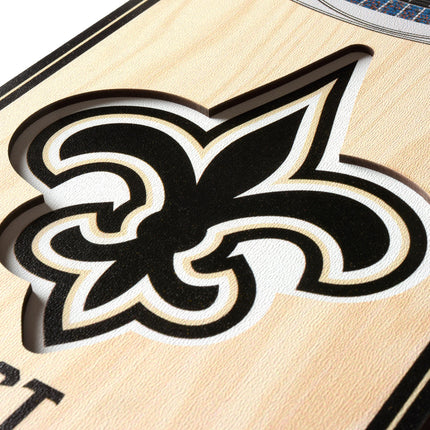 New Orleans Saints 3D Stadium 6x19 Banners