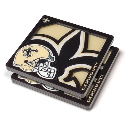 New Orleans Saints 3D Logo Series Coasters