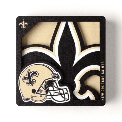 New Orleans Saints 3D Logo Series Magnet