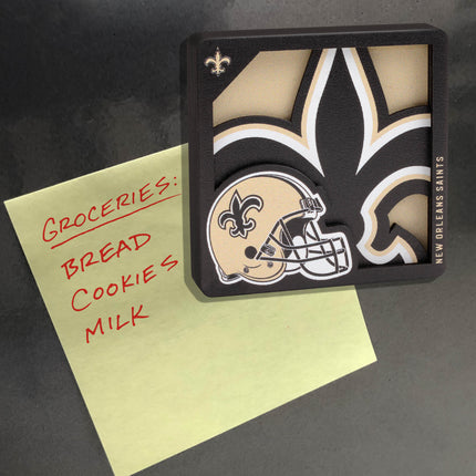 New Orleans Saints 3D Logo Series Magnet