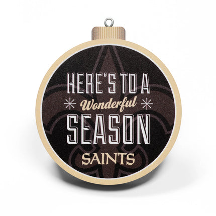 New Orleans Saints 3D Logo Series Ornament