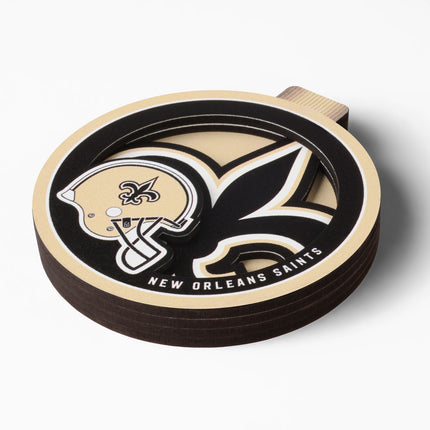 New Orleans Saints 3D Logo Series Ornament