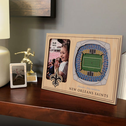 New Orleans Saints 3D StadiumView Picture Frame