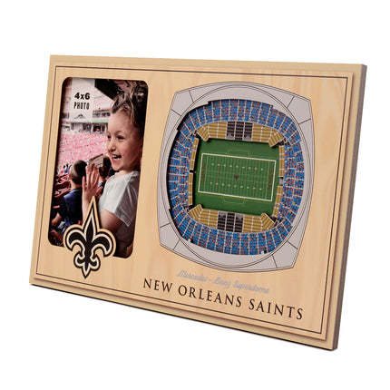 New Orleans Saints 3D StadiumView Picture Frame