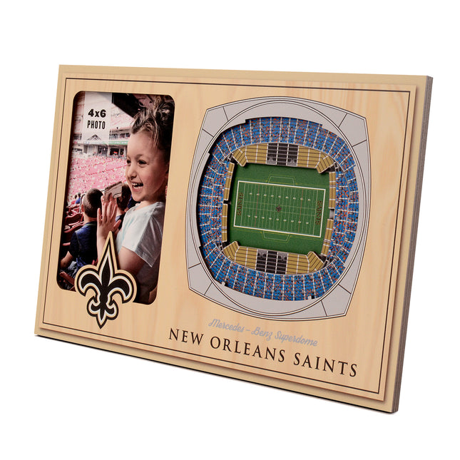 New Orleans Saints 3D StadiumView Picture Frame