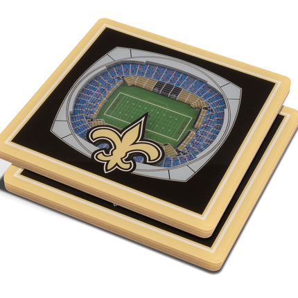 New Orleans Saints 3D Stadium View Coasters