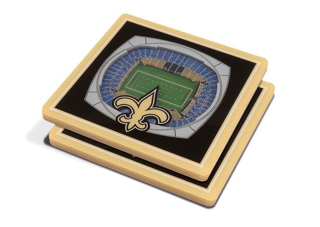 New Orleans Saints 3D Stadium View Coasters