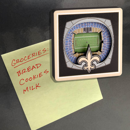 New Orleans Saints 3D StadiumView Magnets