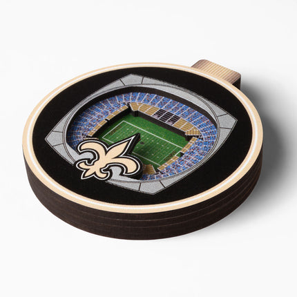 New Orleans Saints 3D StadiumView Ornaments