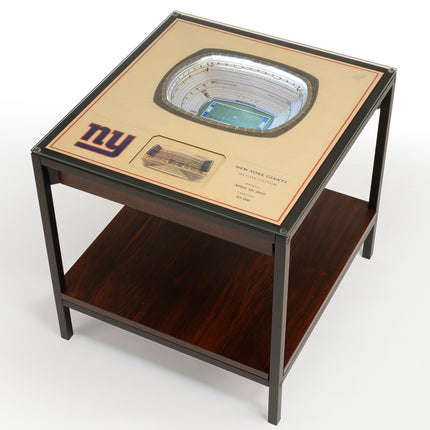 New York Giants 25 Layer Stadium View Lighted End Table