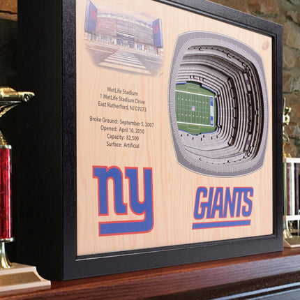 New York Giants 25 Layer Stadium Art