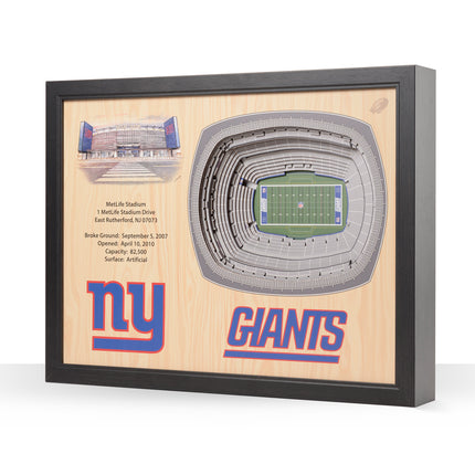 New York Giants 25 Layer Stadium Art