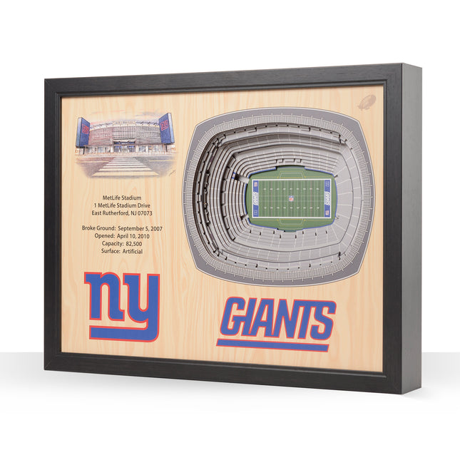New York Giants 25 Layer Stadium Art