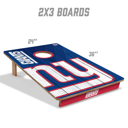 New York Giants 2x3 Cornhole Boards