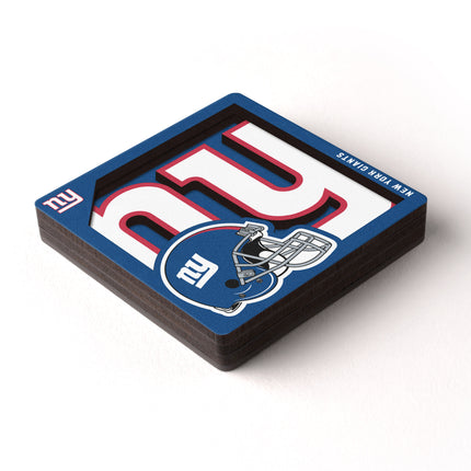 New York Giants 3D Logo Series Magnet