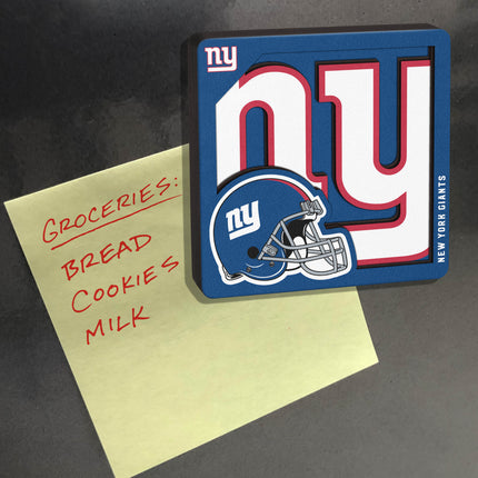 New York Giants 3D Logo Series Magnet