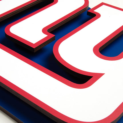New York Giants 3DX Die Cut Logo
