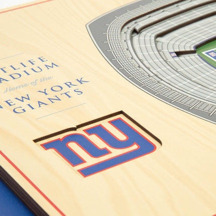 New York Giants 5-Layer 3D StadiumView Wall Art