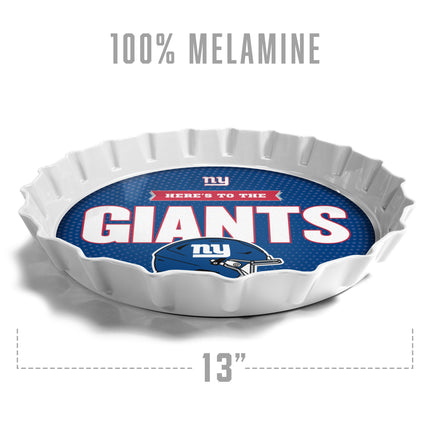 New York Giants Bottle Cap Serving Tray