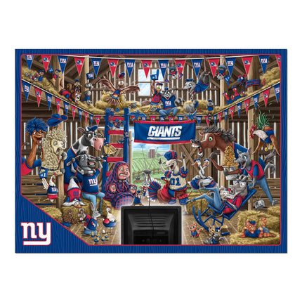 New York Giants Barnyard Fans Puzzle - 500 PC
