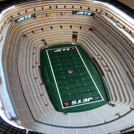 New York Jets 25 Layer Stadium View Lighted End Table