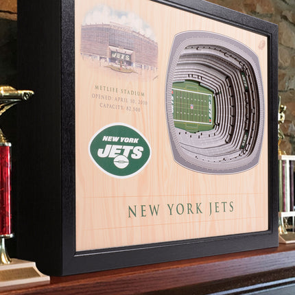 New York Jets 25 Layer Stadium Art