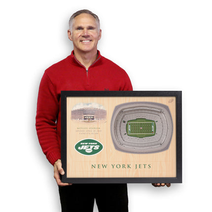 New York Jets 25 Layer Stadium Art