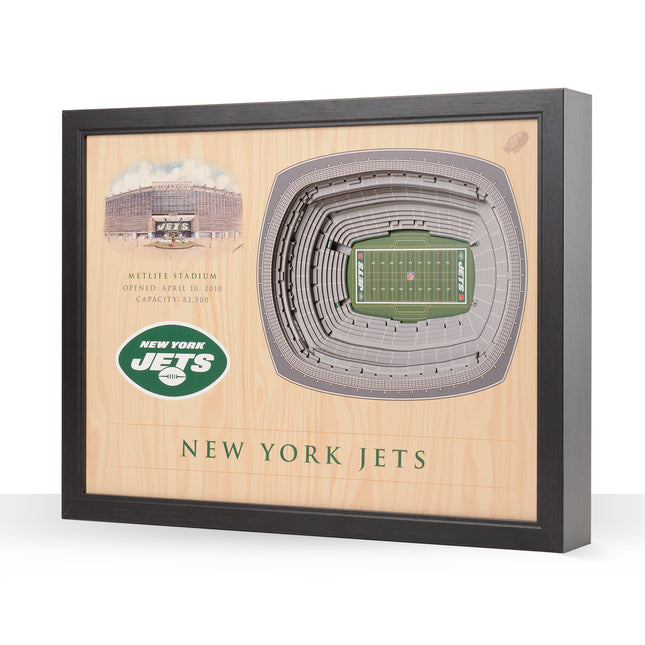 New York Jets 25 Layer Stadium Art