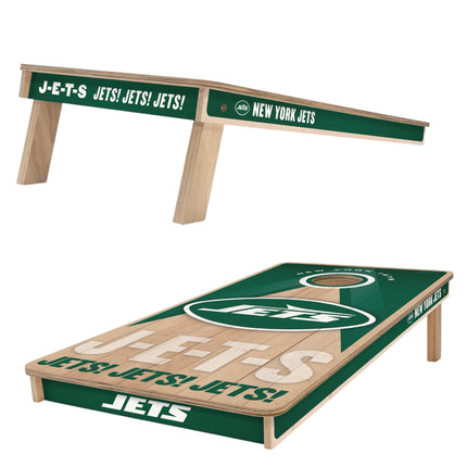 New York Jets Cornhole Boards 2x4 Slogan Series