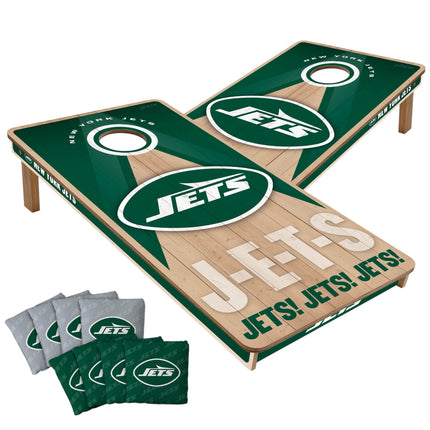New York Jets Cornhole Boards 2x4 Slogan Series