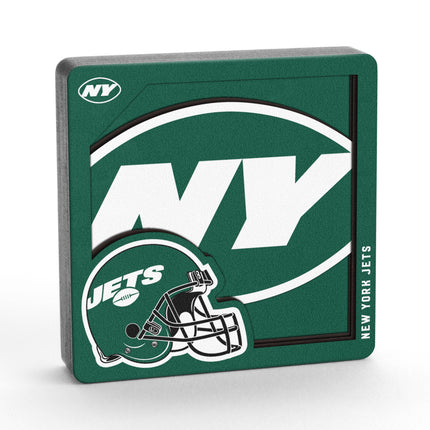 New York Jets 3D Logo Series Magnet