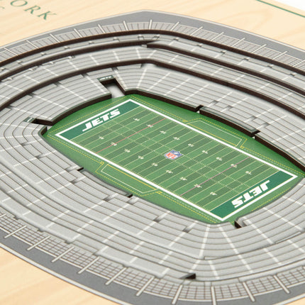 New York Jets 5-Layer 3D StadiumView Wall Art