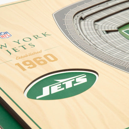 New York Jets 5-Layer 3D StadiumView Wall Art