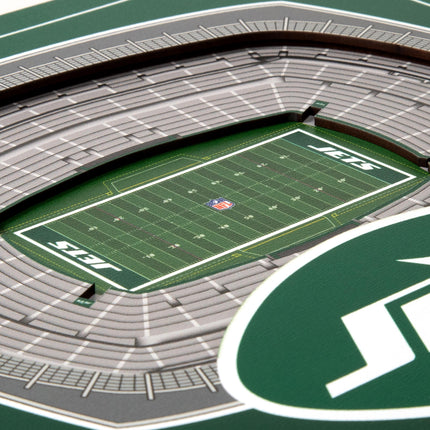 New York Jets 3D StadiumView Wall Art 12x12