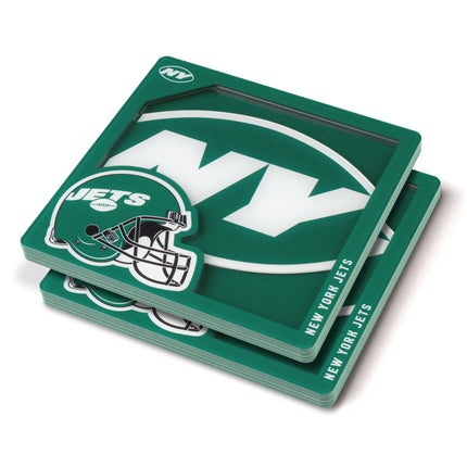 New York Jets 3D Logo Series Coasters