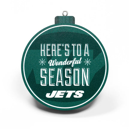 New York Jets 3D Logo Series Ornament