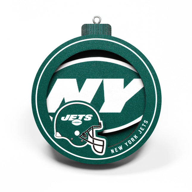New York Jets 3D Logo Series Ornament