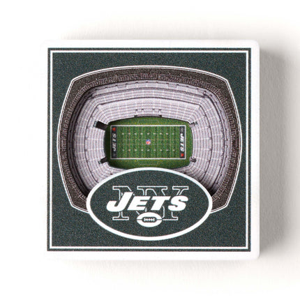 New York Jets 3D StadiumView Magnets