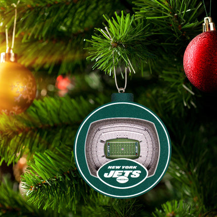 New York Jets 3D StadiumView Ornaments
