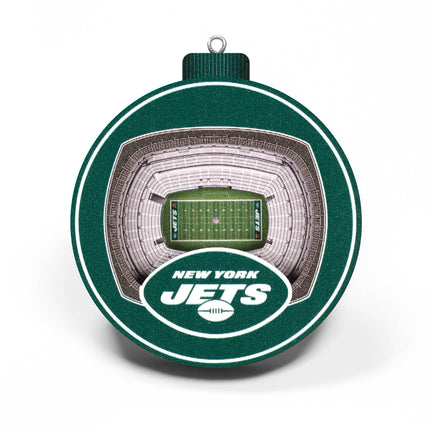 New York Jets 3D StadiumView Ornaments
