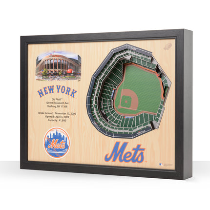 New York Mets 25 Layer Stadium Art