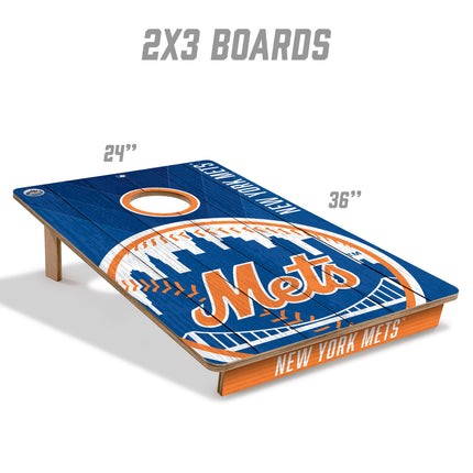 New York Mets 2x3 Cornhole Boards