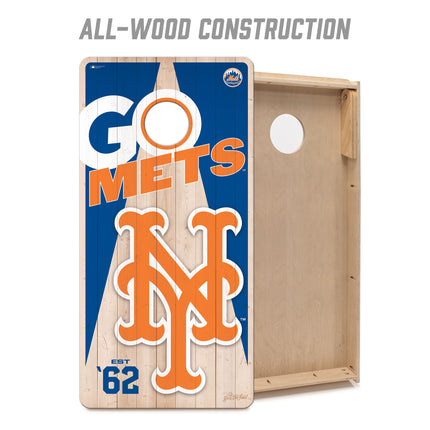 New York Mets Cornhole Boards 2x4