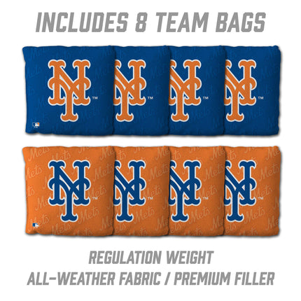 New York Mets Cornhole Boards 2x4